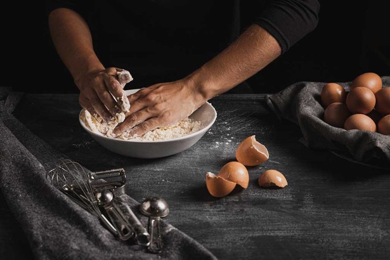 Massa básica para pizza