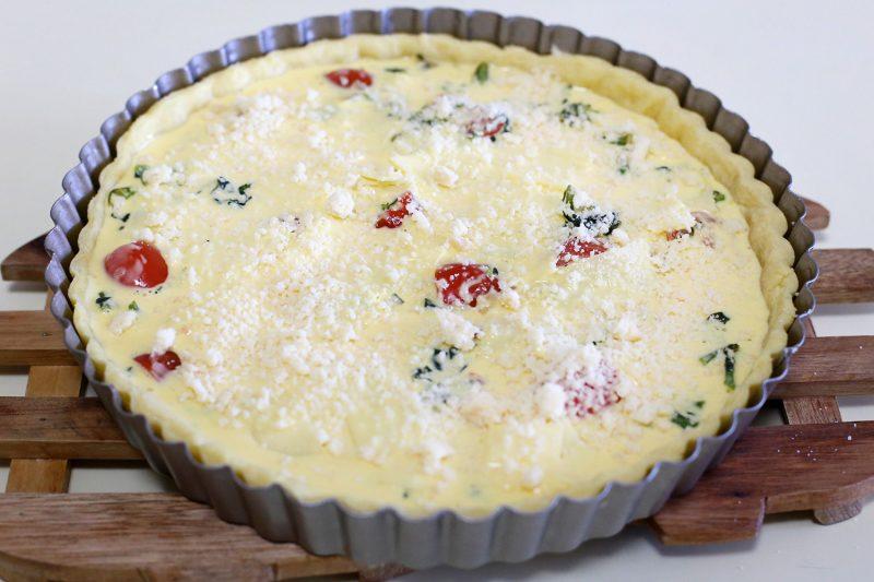 Cobertura básica para quiche