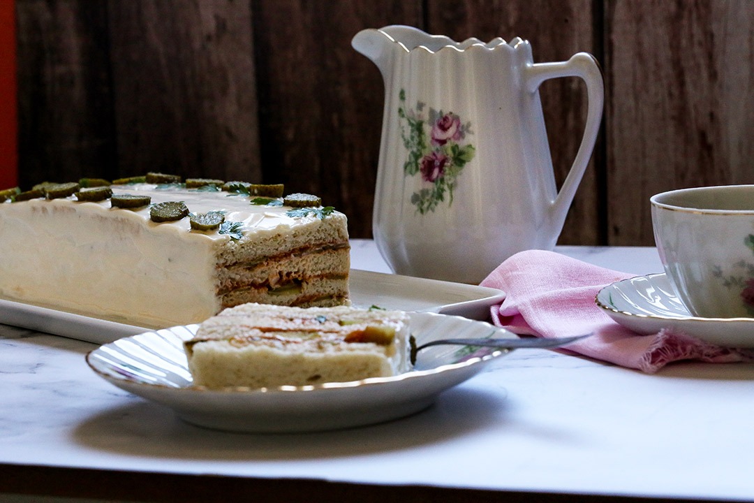 Torta fria de pepino