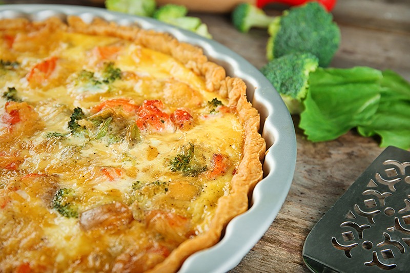 quiche de brócolis