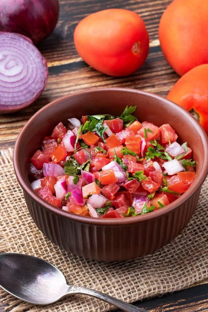 Molho vinagrete para churrasco