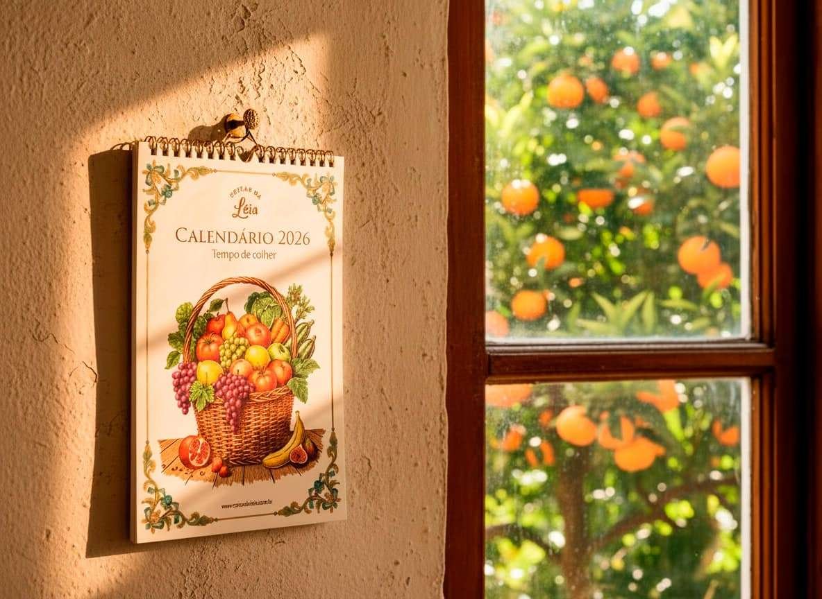 Calendário 2026 : Tempo de colher